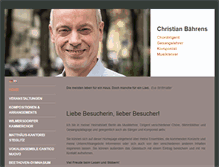 Tablet Screenshot of christian-baehrens.de